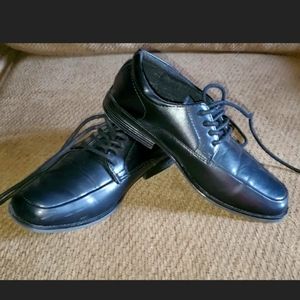Boys Youth Max + Jake GARRETT Black Lace Up Dress Shoes US Size 2M